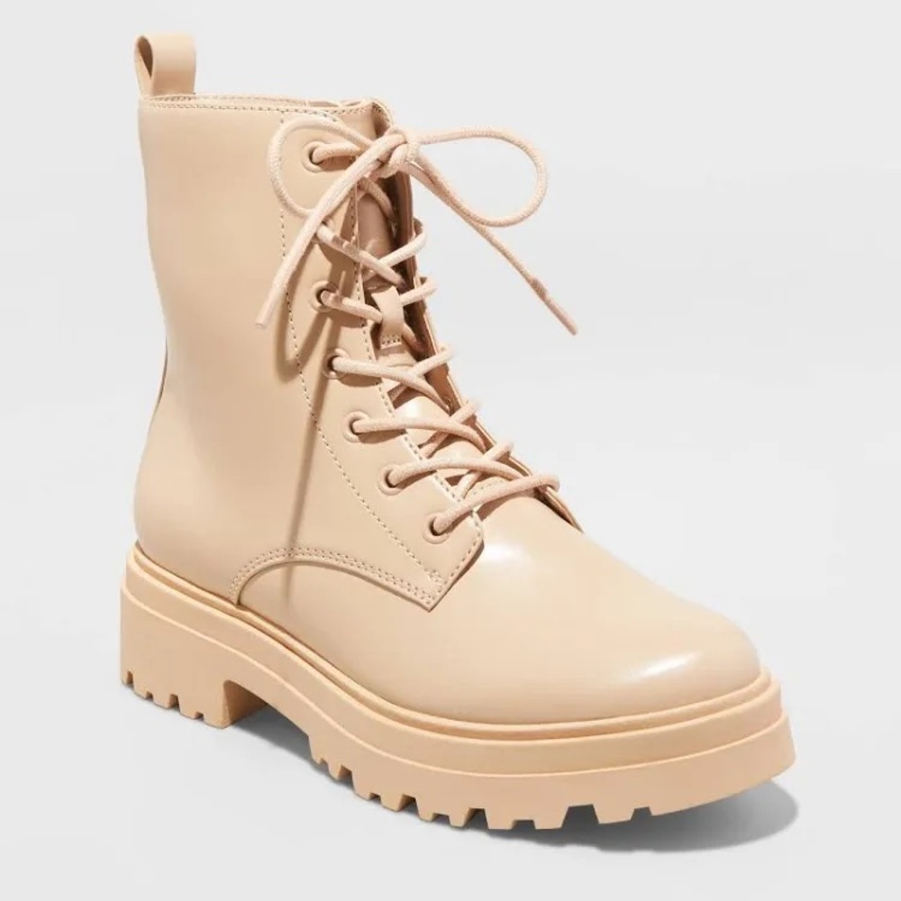 A New Day Bridget Combat Boots NWT